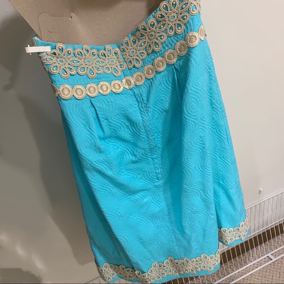 Lilly Pulitzer strapless dress - Picture 3 of 5